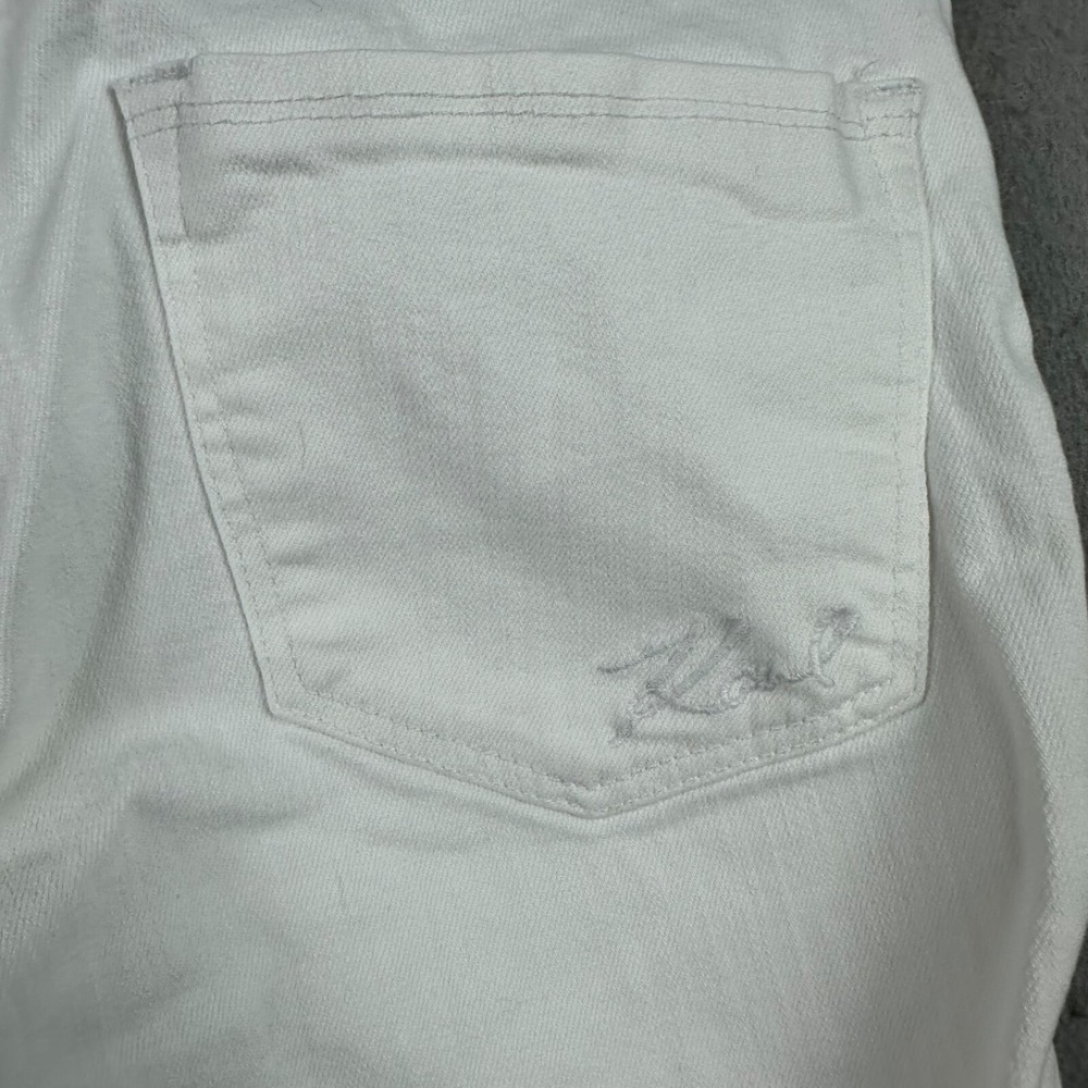Karl Lagerfeld Straight Leg White Women’s Jeans - Picture 6 of 7